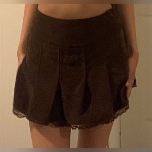 Brown Mini Skirt